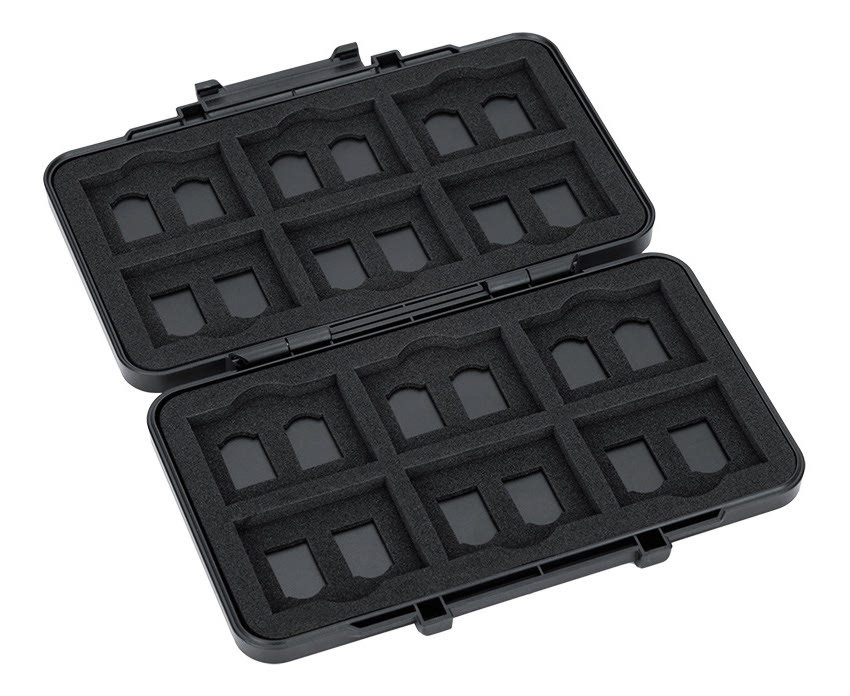 Защитный бокс на 12 CFexpress Type B / XQD и 24 microSD карт памяти