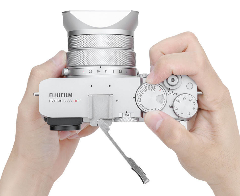 Дополнительный хват для Fujifilm GFX100RF (серебристый)