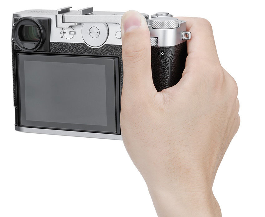 Дополнительный хват для Fujifilm GFX100RF (серебристый)