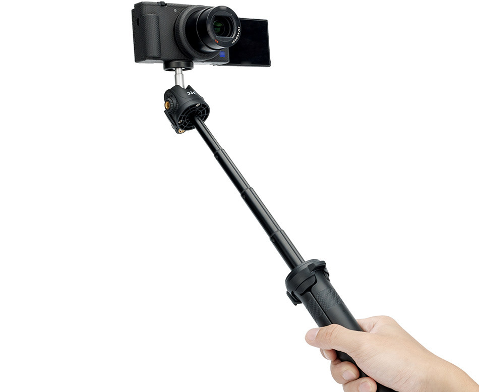 Компактный выдвижной штатив монопод для камер и смартфонов