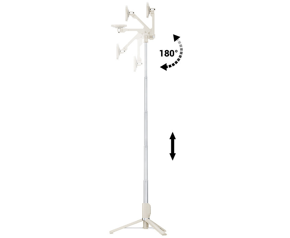 Magsafe монопод-штатив для смартфонов и экшн камер с беспроводным пультом (бежевый цвет)