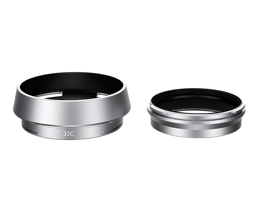 Бленда JJC LH-JXHALF SILVER для Fujifilm X half с адаптером (серебристый цвет)