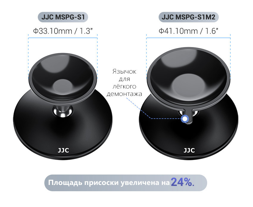 MagSafe ухват и подставка с присоской для смартфона (диаметр 41.10 мм)