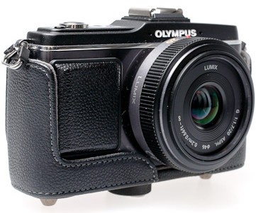 Кожаный чехол Body Jacket для фотокамеры Olympus E-P2 / E-P1