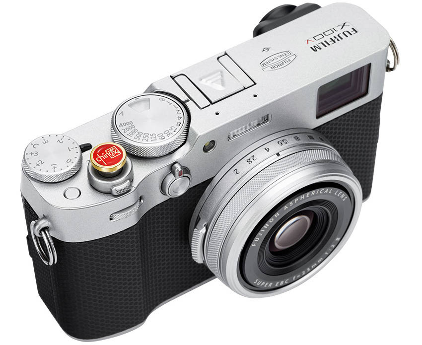 Мягкая спусковая кнопка резьбовая (China) красная