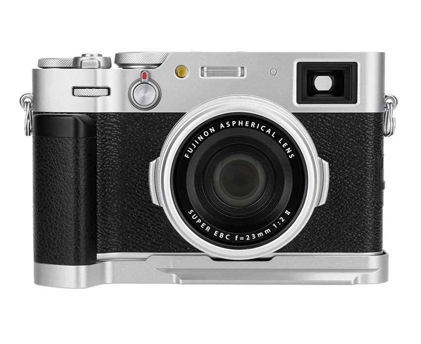 L-образная рукоятка для Fujifilm X100V / X100F (серебристая)