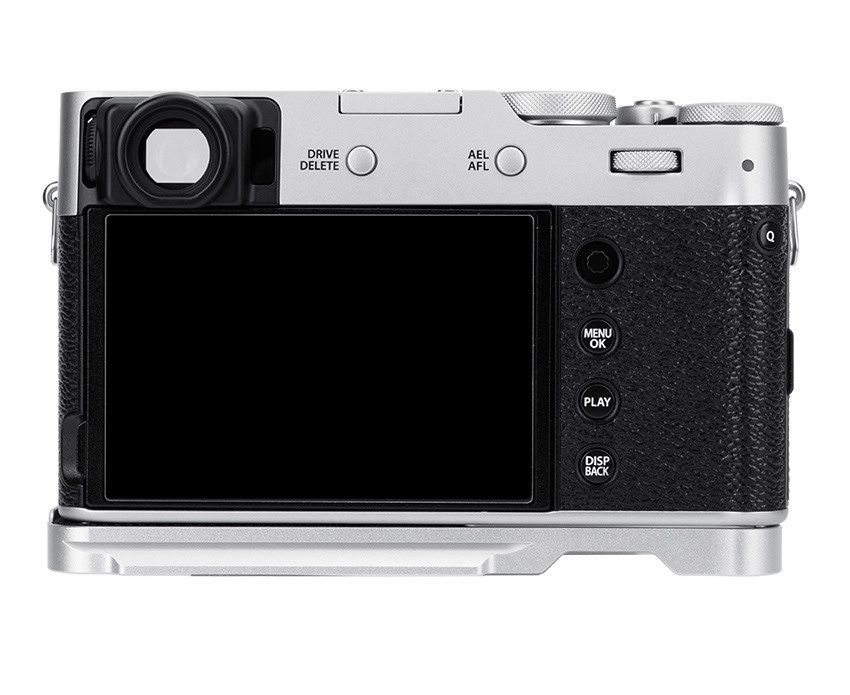 L-образная рукоятка для Fujifilm X100V / X100F (серебристая)