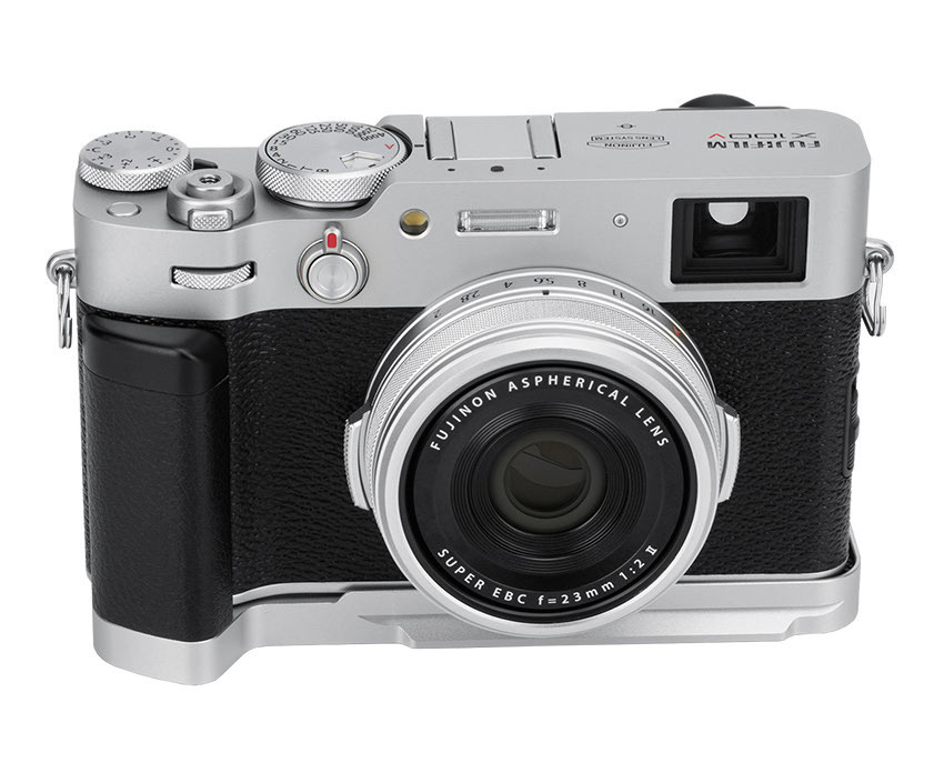 L-образная рукоятка для Fujifilm X100V / X100F (серебристая)
