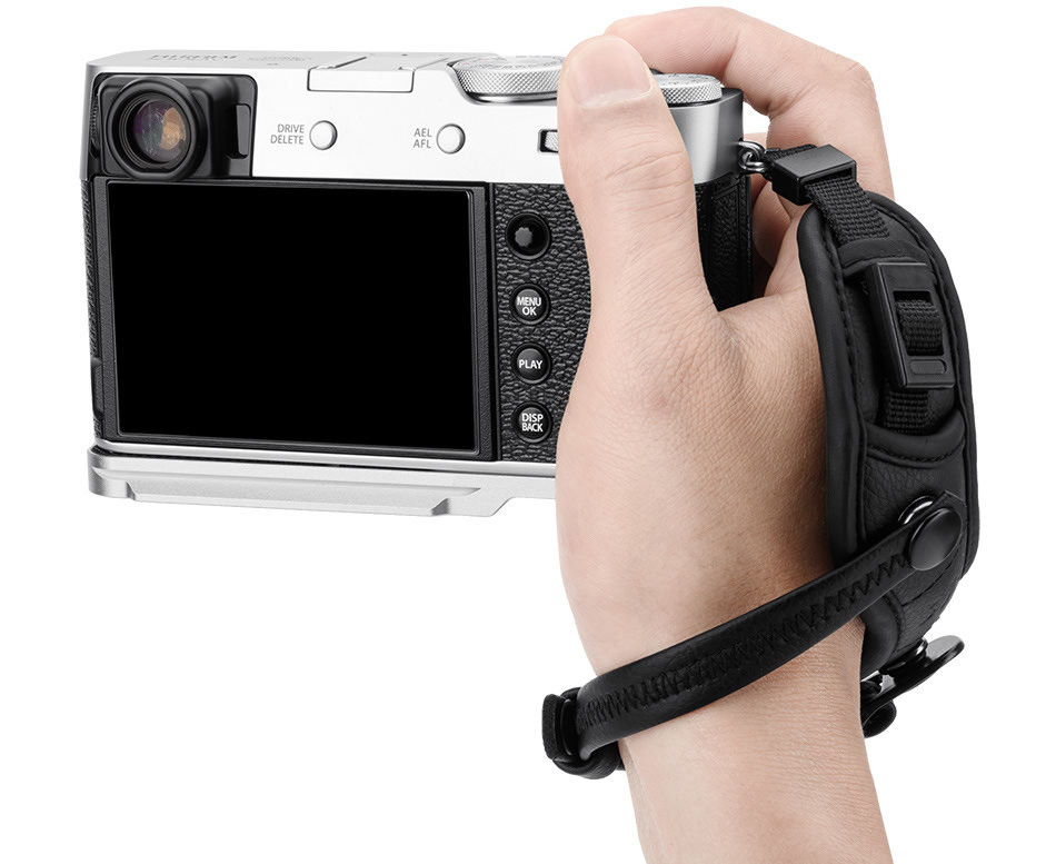 L-образная рукоятка для Fujifilm X100V / X100F (серебристая)