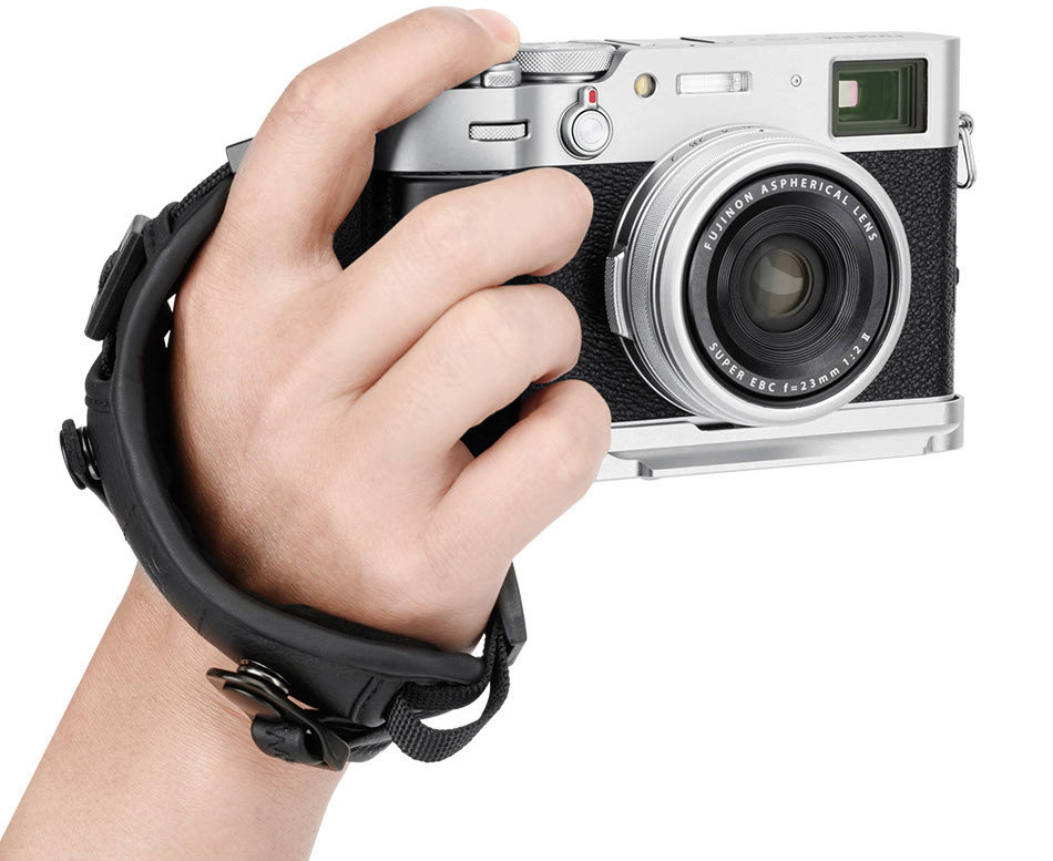 L-образная рукоятка для Fujifilm X100V / X100F (серебристая)