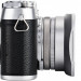 Бленда JJC LH-JX100FII Silver для камеры Fujifilm X100F с крышкой серебристая