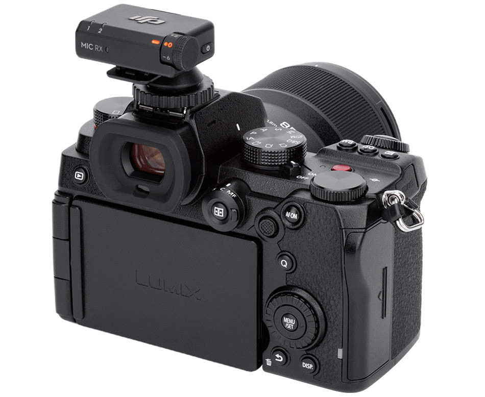 Адаптер для установки ресивера DJI Mic Mini в горячий башмак камеры и штативы 1/4-20