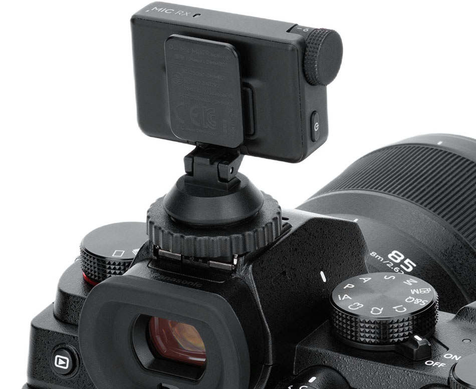 Адаптер для установки ресивера DJI Mic Mini в горячий башмак камеры и штативы 1/4-20