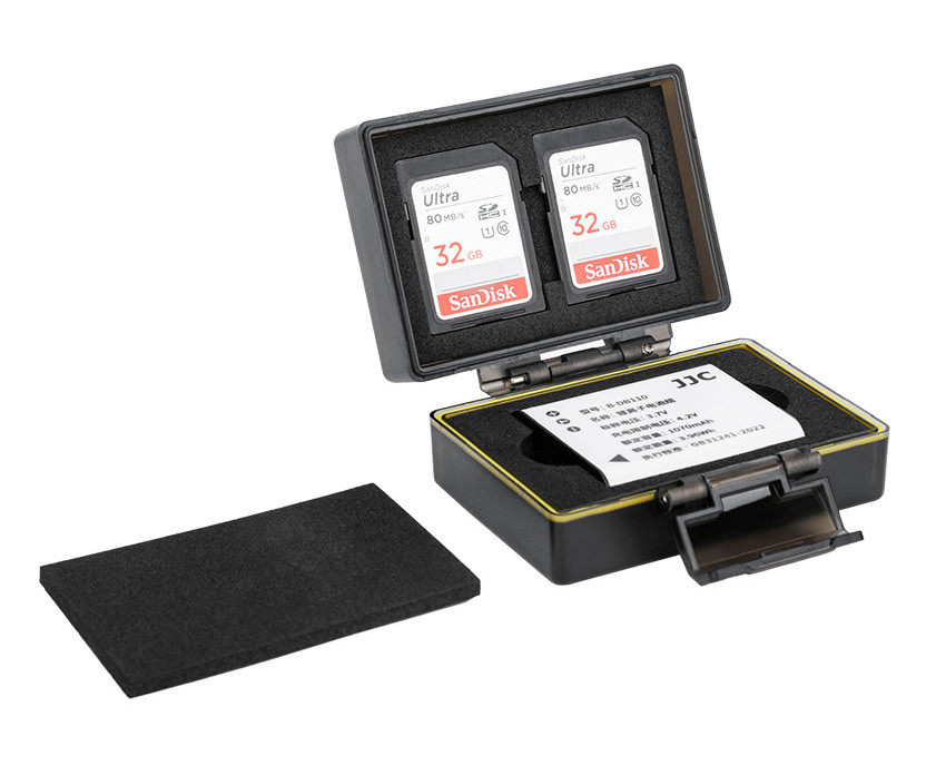 Бокс для Ricoh DB-110 / Olympus LI-90B и двух SD карт памяти