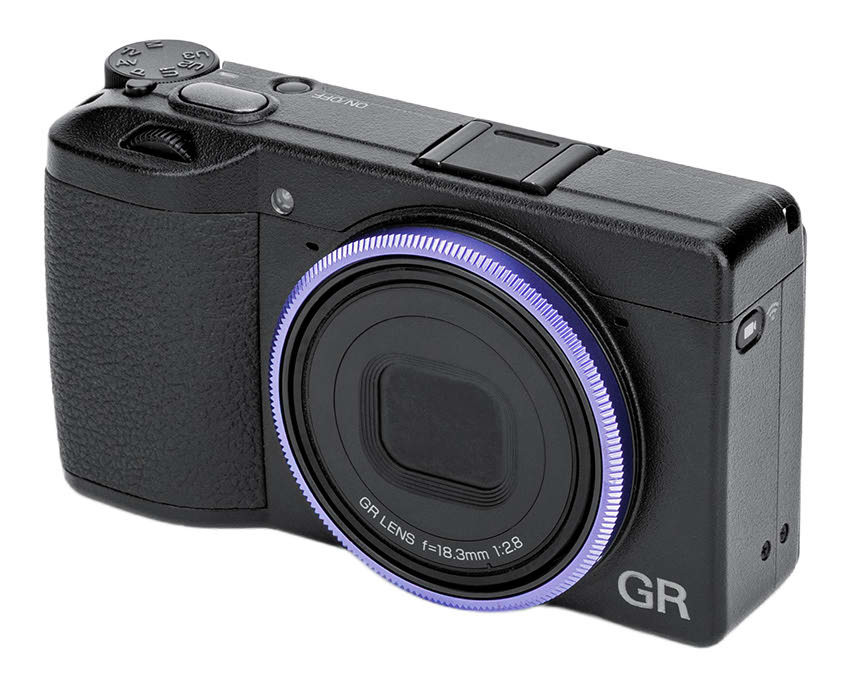 Декоративное кольцо для Ricoh GR IIIx (фиолетовое)