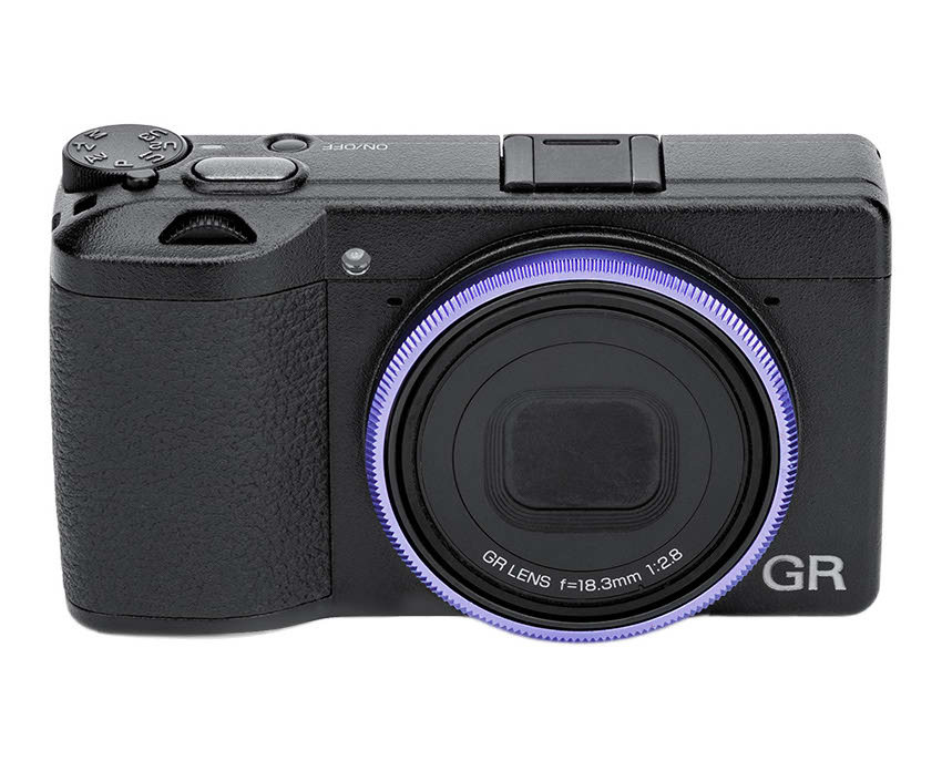 Декоративное кольцо для Ricoh GR IIIx (фиолетовое)