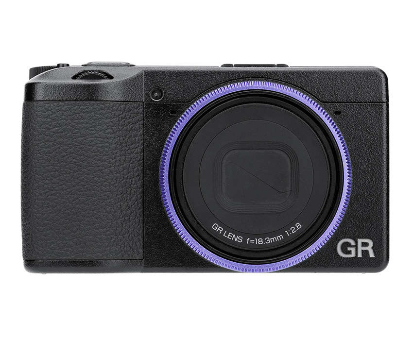 Декоративное кольцо для Ricoh GR IIIx (фиолетовое)