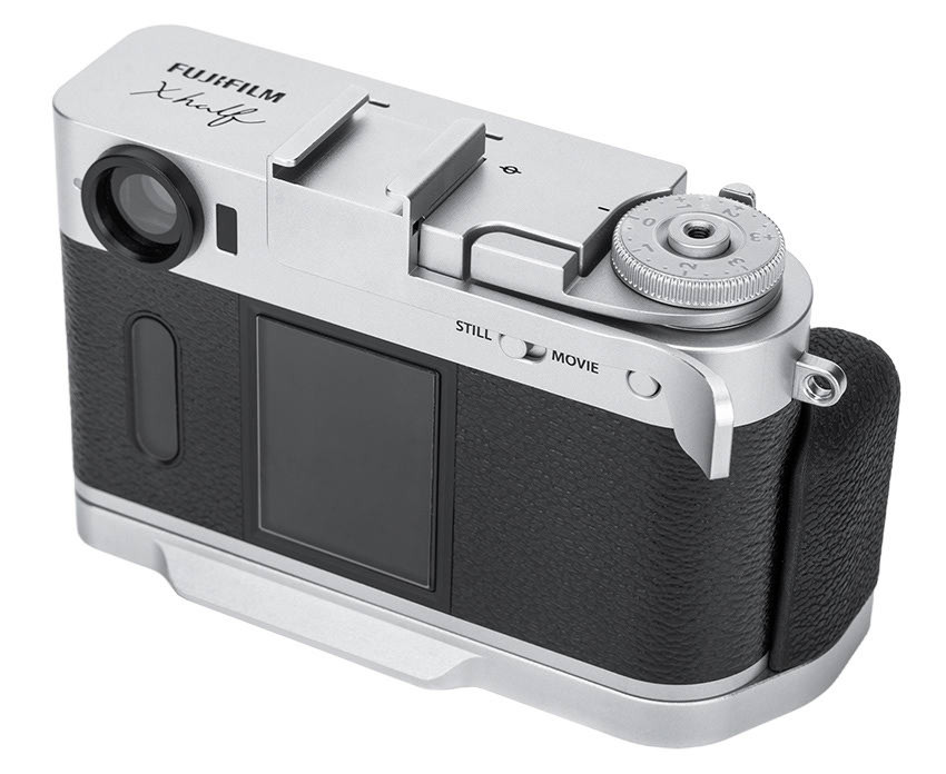 Дополнительный хват для Fujifilm X Half (серебристый цвет)