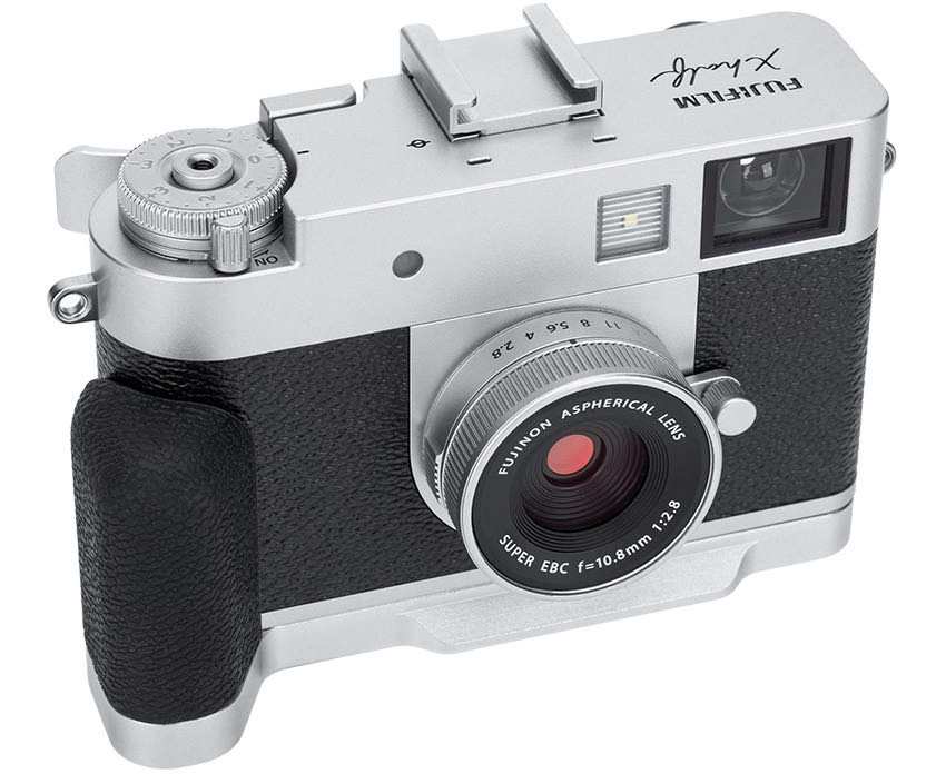 Дополнительный хват для Fujifilm X Half (серебристый цвет)