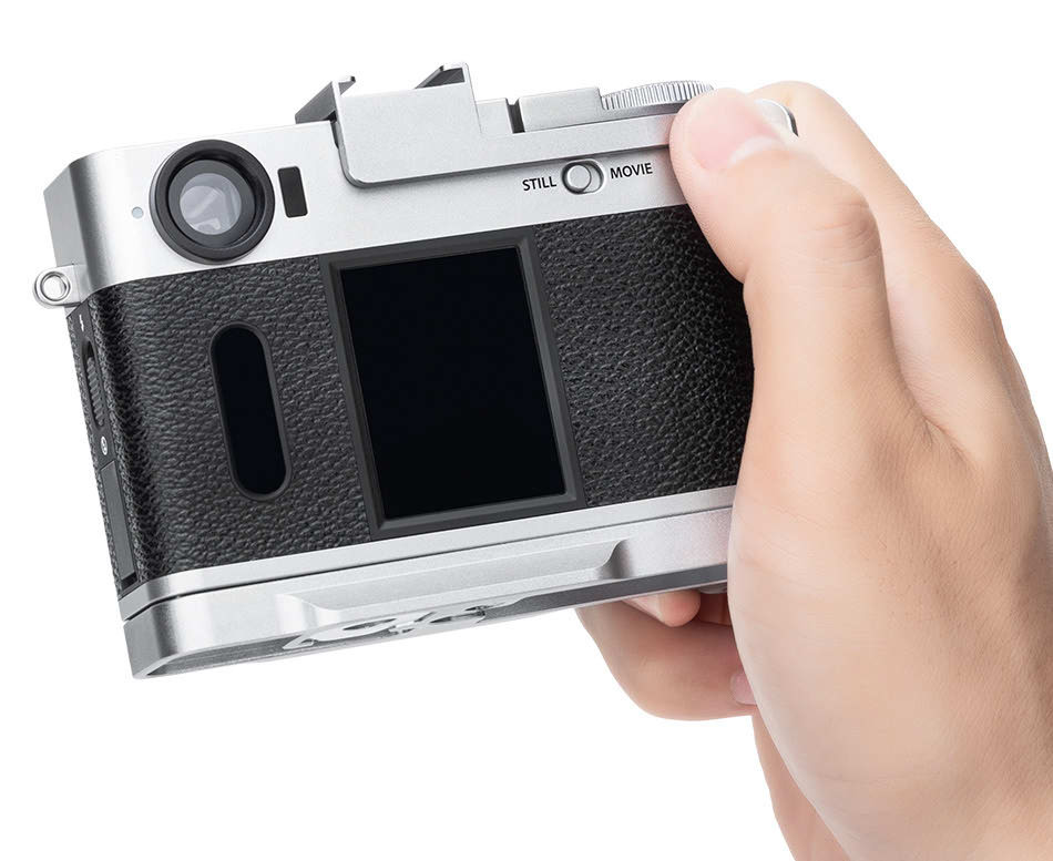 Дополнительный хват для Fujifilm X Half (серебристый цвет)