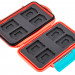 Футляр защитный для флеш карт Nintento Switch / MicroSD оранжевый