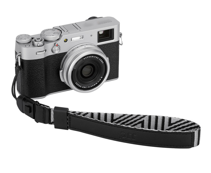 Ремешок на запястье для зеркальных, беззеркальных и Point and Shoot камер (серебристо-серый)
