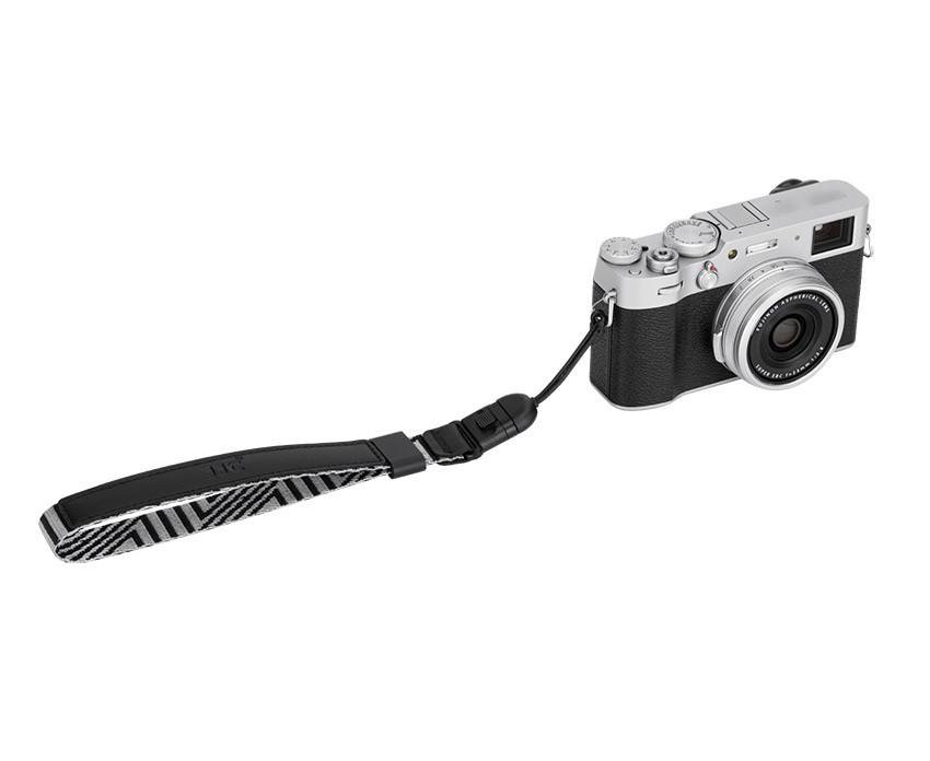 Ремешок на запястье для зеркальных, беззеркальных и Point and Shoot камер (серебристо-серый)