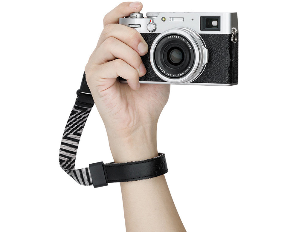 Ремешок на запястье для зеркальных, беззеркальных и Point and Shoot камер (серебристо-серый)