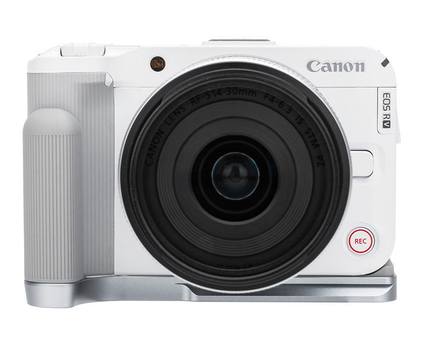 L-образная рукоятка для Canon EOS R50 V (серебристая)