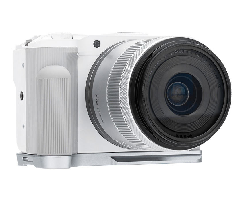 L-образная рукоятка для Canon EOS R50 V (серебристая)