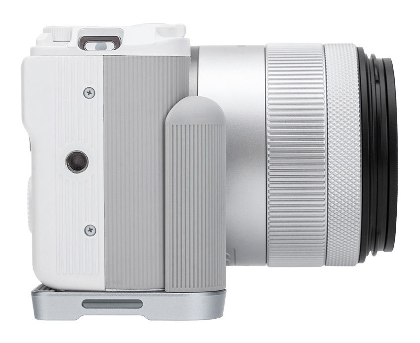 L-образная рукоятка для Canon EOS R50 V (серебристая)