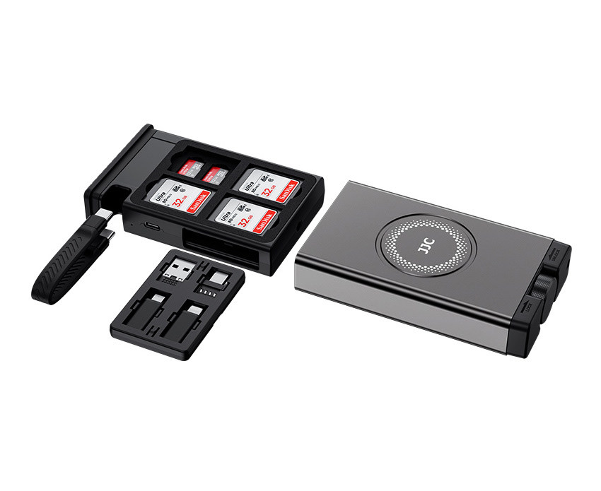 Многофункциональная станция для карт памяти (серый цвет)