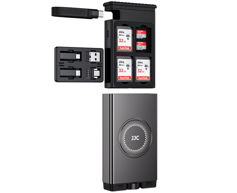 Многофункциональная станция для карт памяти (серый цвет)