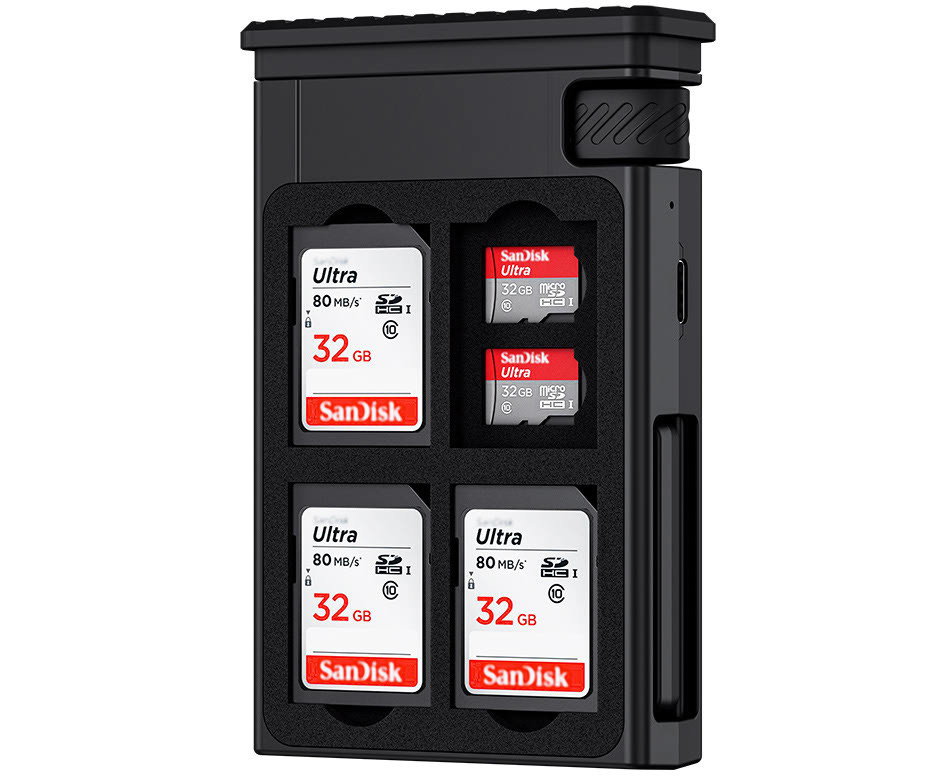 Многофункциональная станция для карт памяти (серый цвет)