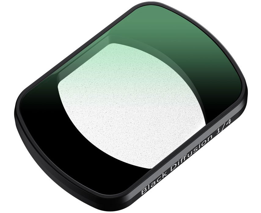 Четыре светофильтра для DJI Osmo Pocket 3 (CPL, NDV2-32, NDV64-1000, Black Mist 1/4)