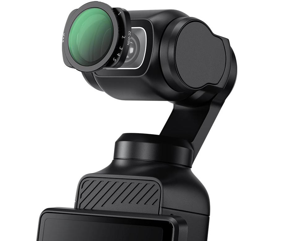 Четыре светофильтра для DJI Osmo Pocket 3 (CPL, NDV2-32, NDV64-1000, Black Mist 1/4)