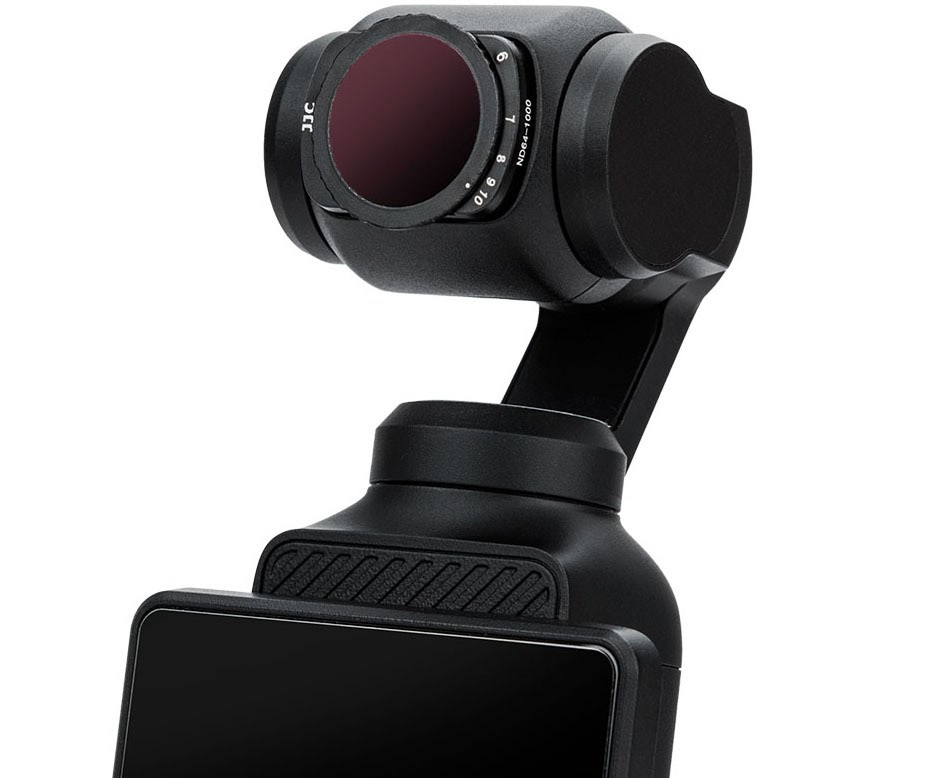 Четыре светофильтра для DJI Osmo Pocket 3 (CPL, NDV2-32, NDV64-1000, Black Mist 1/4)