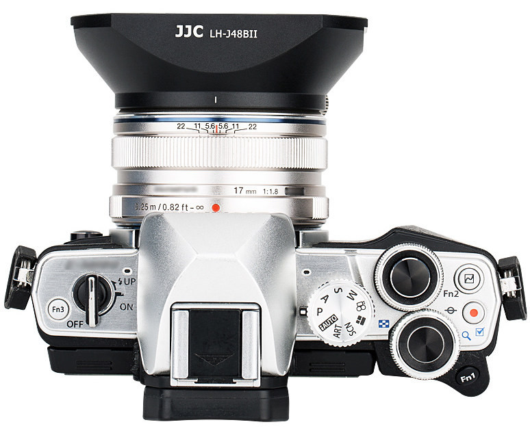 Бленда JJC LH-J48BII Black (Olympus LH-48B) с крышкой