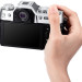 Дополнительный хват для Fujifilm X-T50 (серебристый цвет)