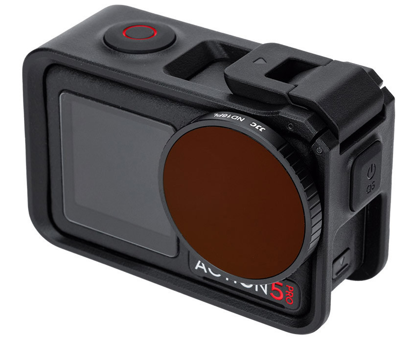 Комплект светофильтров для DJI Osmo Action 5 Pro / Action 4 / Action 3 (ND8PL, ND16PL, ND32PL, ND64PL)