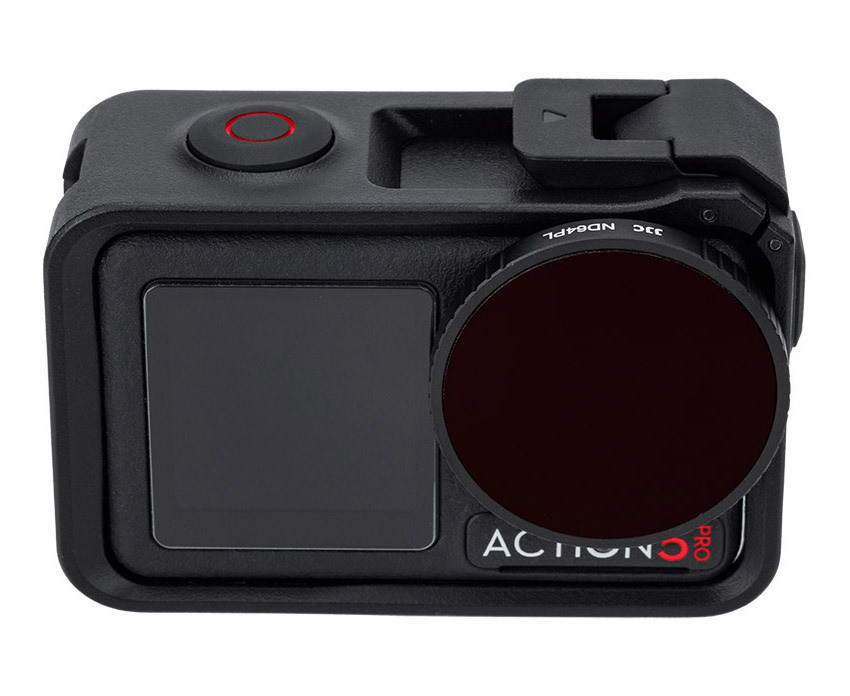Комплект светофильтров для DJI Osmo Action 5 Pro / Action 4 / Action 3 (ND8PL, ND16PL, ND32PL, ND64PL)