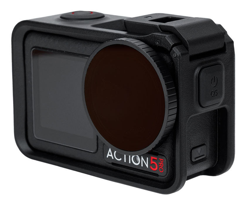 Комплект светофильтров для DJI Osmo Action 5 Pro / Action 4 / Action 3 (ND8PL, ND16PL, ND32PL, ND64PL)