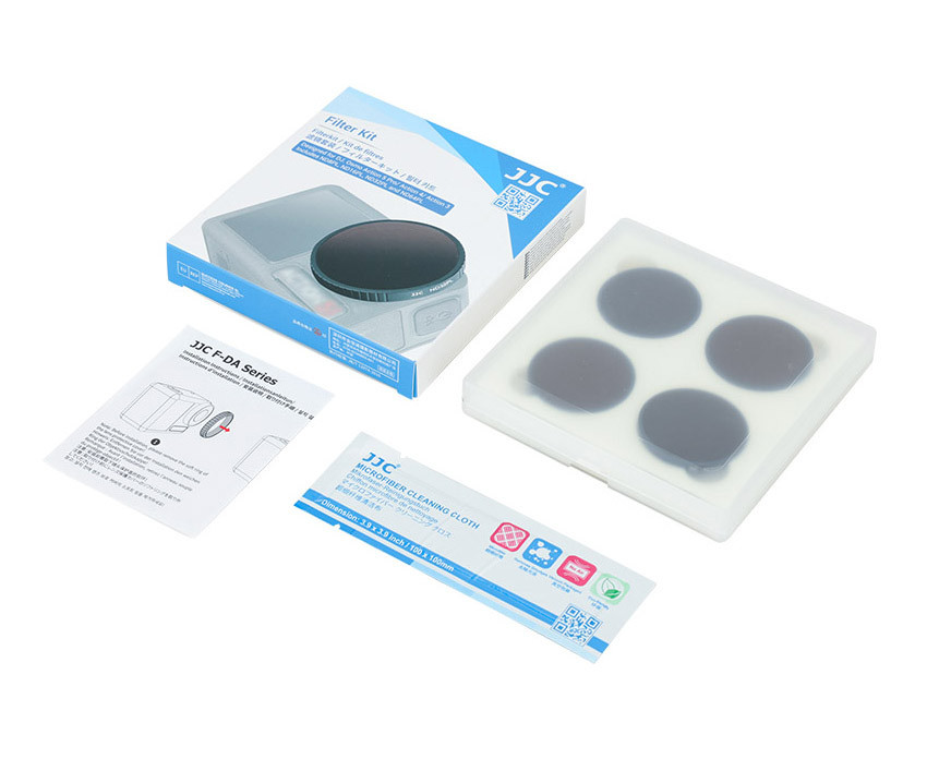 Комплект светофильтров для DJI Osmo Action 5 Pro / Action 4 / Action 3 (ND8PL, ND16PL, ND32PL, ND64PL)