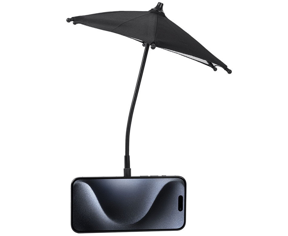 MagSafe зонтик для смартфона (диаметр 25 см), чёрный цвет
