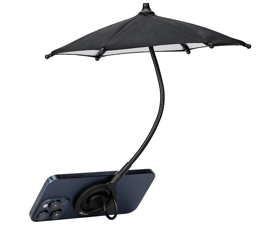 MagSafe зонтик для смартфона (диаметр 25 см), чёрный цвет