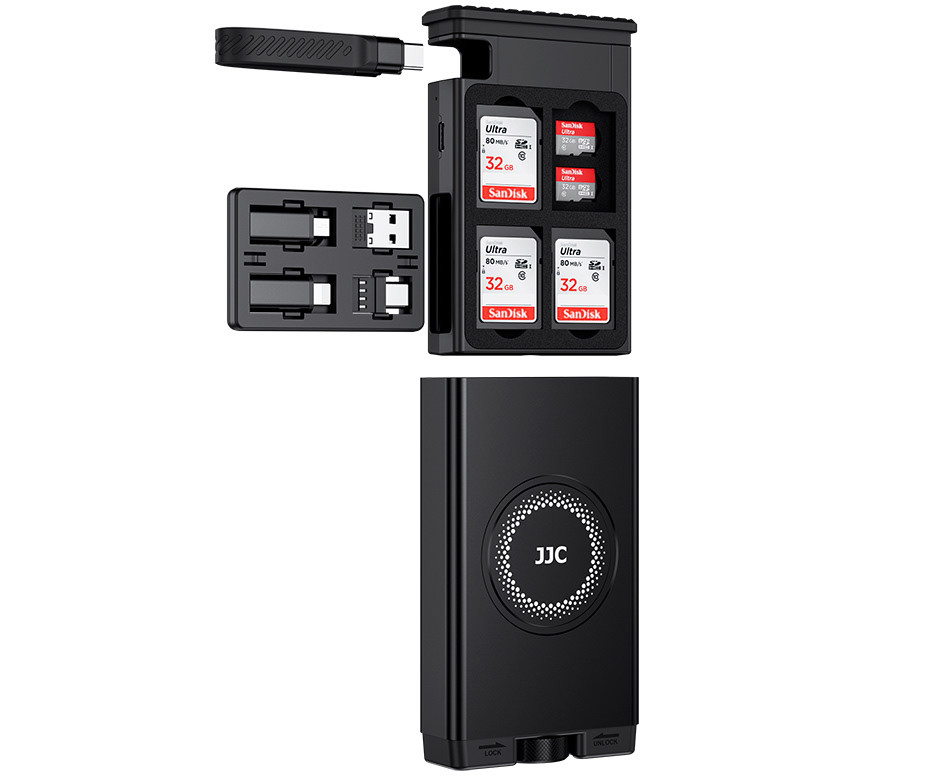 Многофункциональная станция для карт памяти (чёрный цвет)