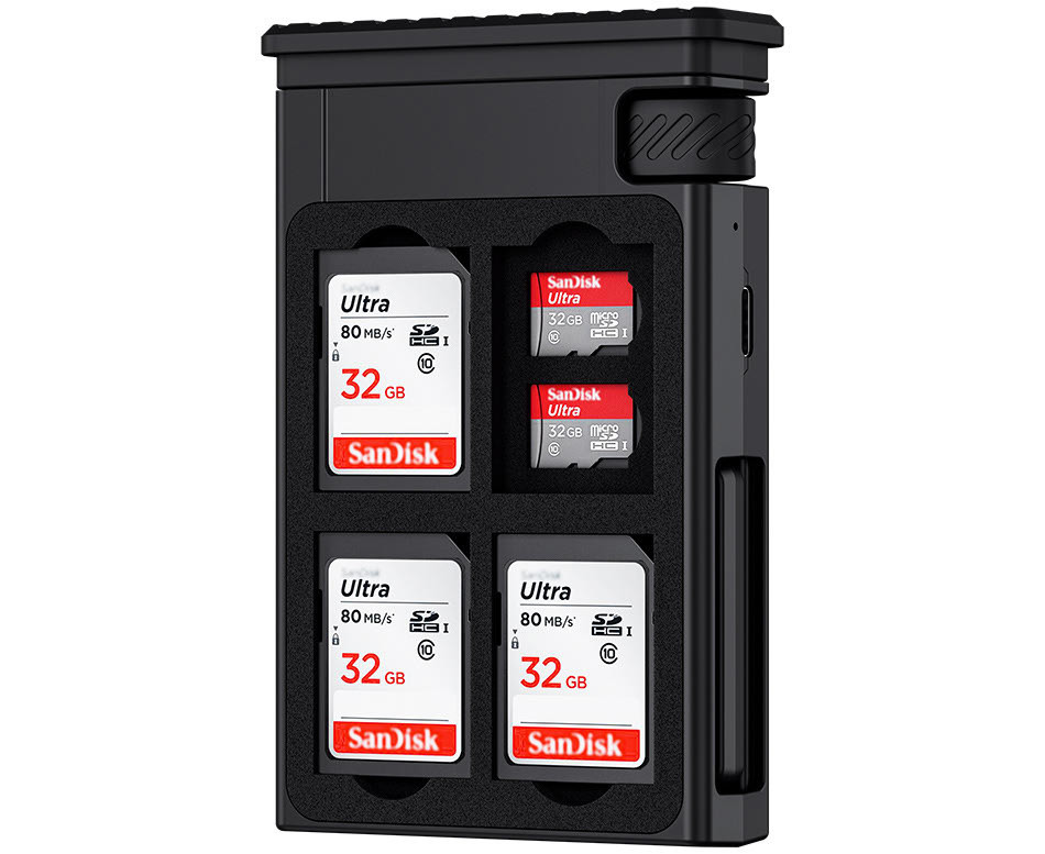 Многофункциональная станция для карт памяти (чёрный цвет)