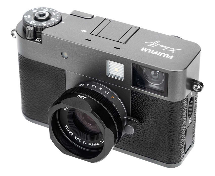 Бленда квадратная с крышкой для Fujifilm X Half (чёрный цвет)