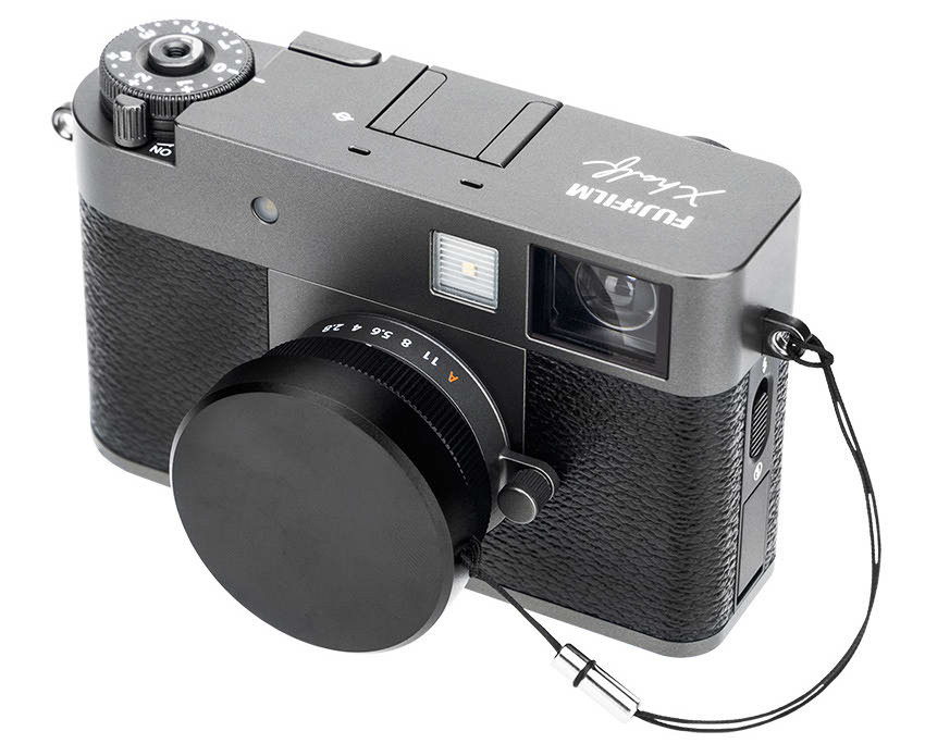 Бленда квадратная с крышкой для Fujifilm X Half (чёрный цвет)