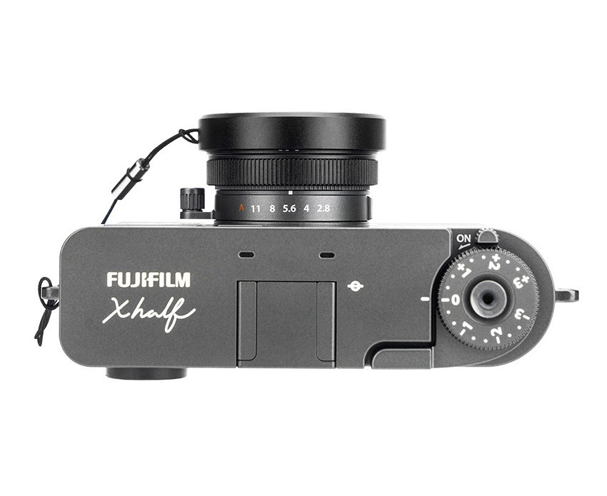 Бленда квадратная с крышкой для Fujifilm X Half (чёрный цвет)